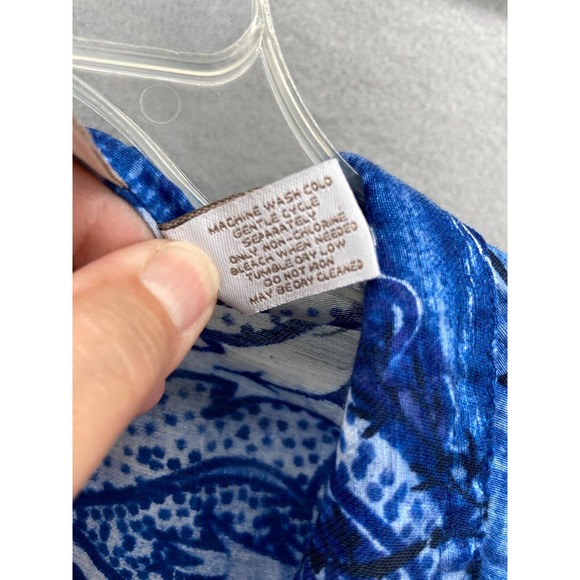 Chico's Blue Patterned Blazer - Picture 7 of 13